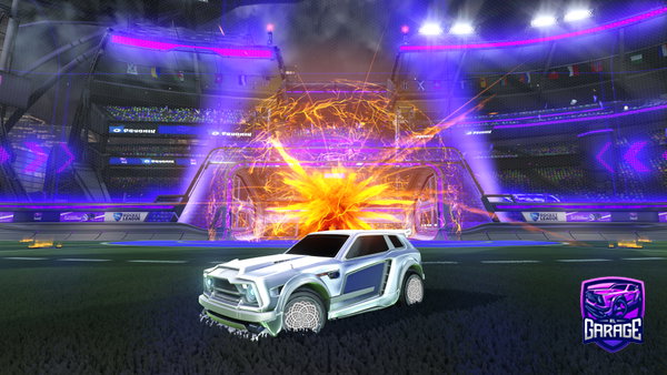 A Rocket League car design from medeirozzx