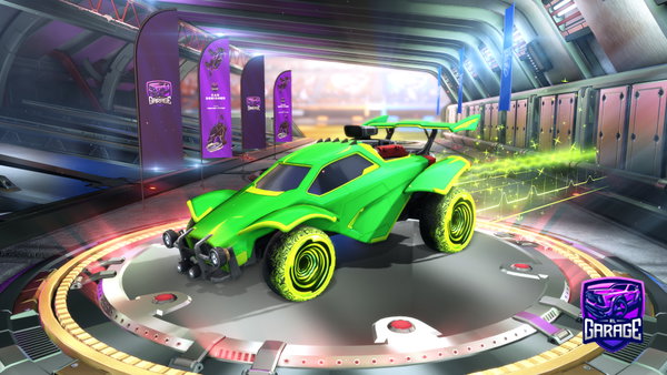 A Rocket League car design from crackedpenguin