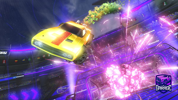 A Rocket League car design from grvdggr10