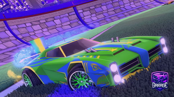 A Rocket League car design from CapyYt