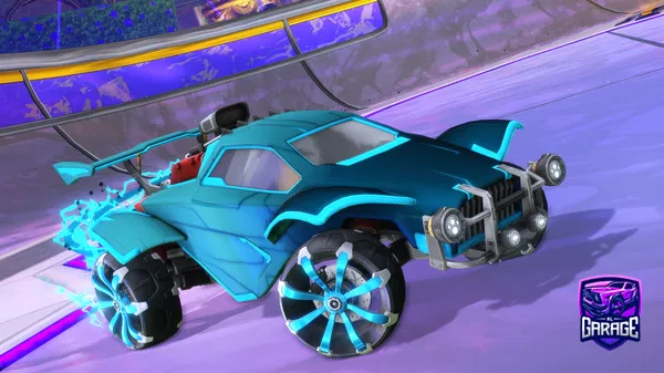 A Rocket League car design from OverdriveRL