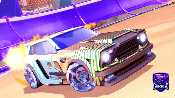 A Rocket League car design from Roy038