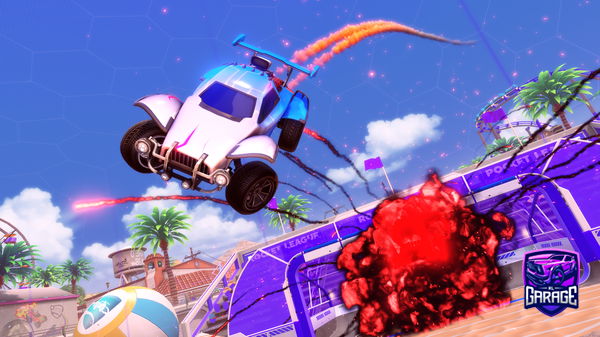 A Rocket League car design from baseball19