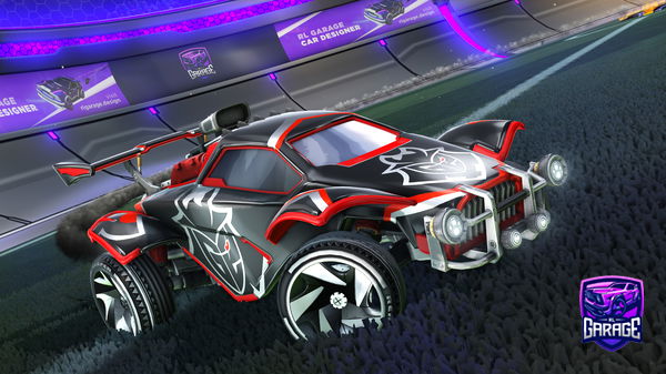 A Rocket League car design from Glowdylano