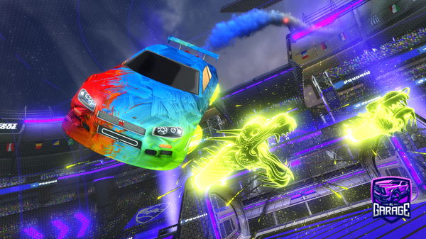 A Rocket League car design from SDsnappy