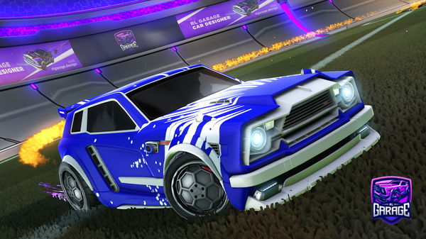 A Rocket League car design from Juli004us