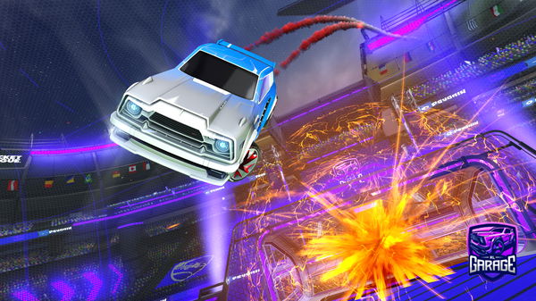 A Rocket League car design from B0B1000