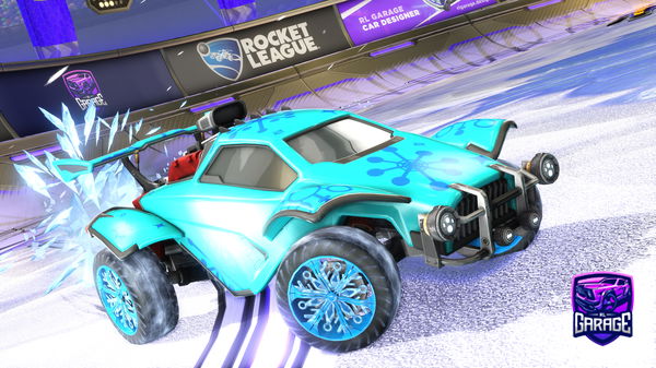 A Rocket League car design from MyDeisgnsGetNoAttention