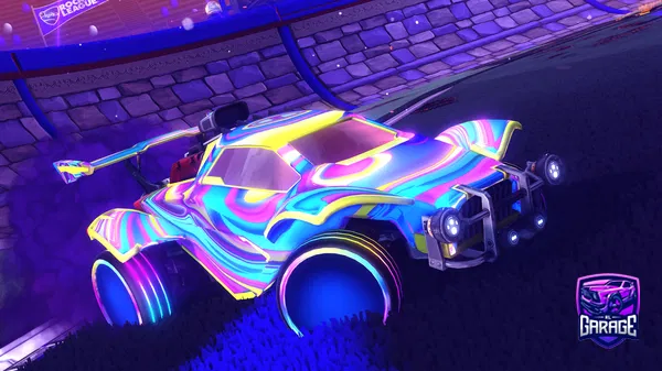 A Rocket League car design from CrspyChkn