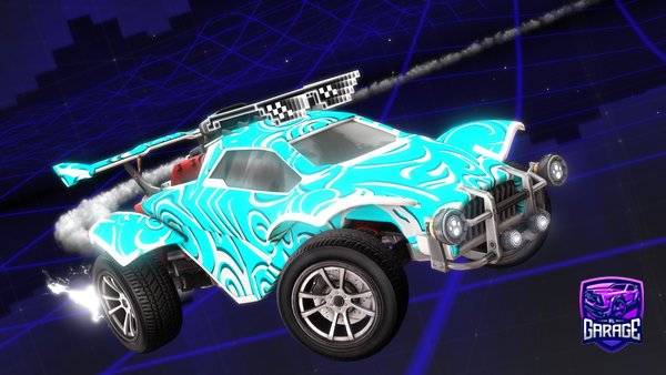 A Rocket League car design from TAAVI7802