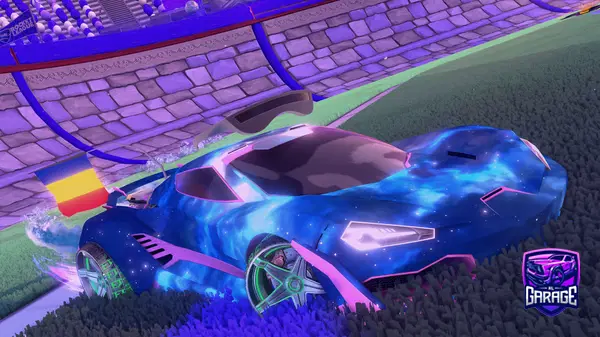 A Rocket League car design from alecskw7