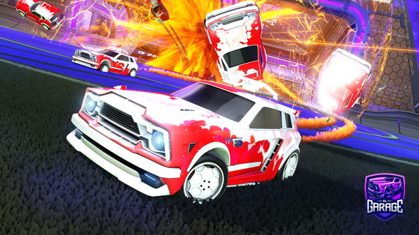 A Rocket League car design from ibSNIP3R