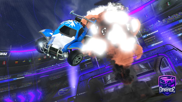 A Rocket League car design from Xxretop_jerryxX