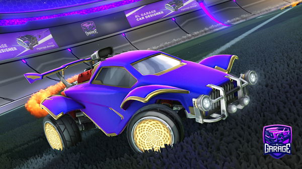 A Rocket League car design from Poweredplayer