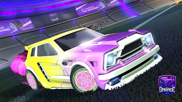 A Rocket League car design from spaldhinos