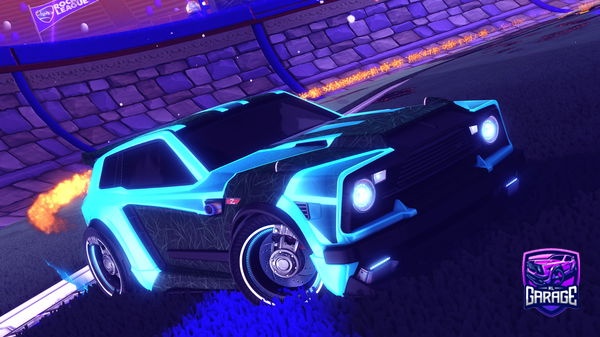 A Rocket League car design from Crazy_Cars