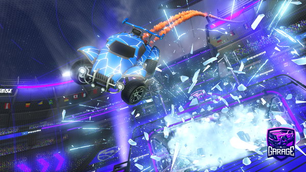A Rocket League car design from KJMQXYZ