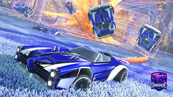 A Rocket League car design from outer408