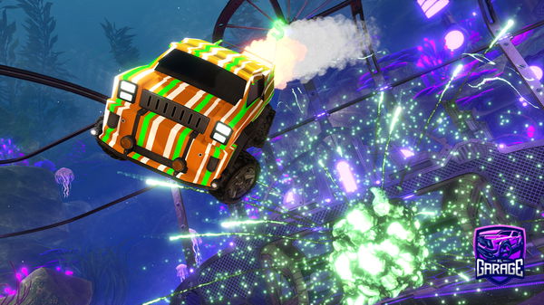 A Rocket League car design from dinogod444