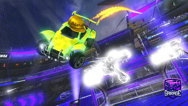 A Rocket League car design from Ycandey