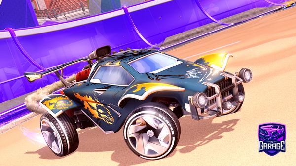 A Rocket League car design from young_Messi