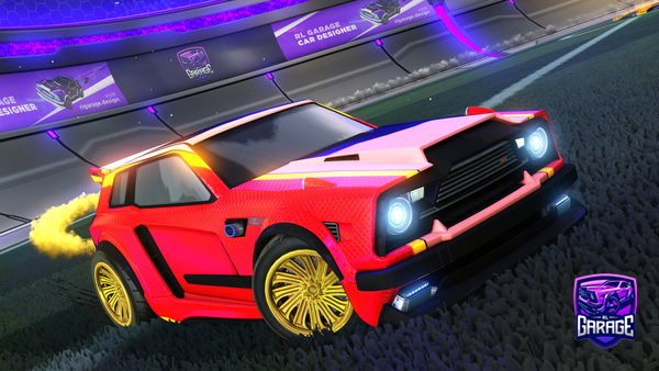 A Rocket League car design from Sebaxsv