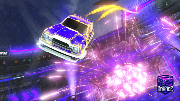A Rocket League car design from ElixSxBrawl