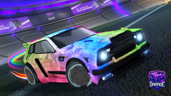 A Rocket League car design from Fu2rE