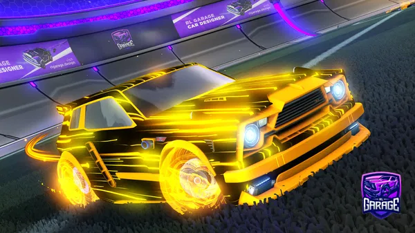 A Rocket League car design from leonprimer
