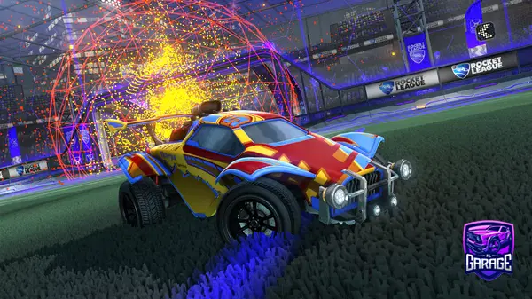 A Rocket League car design from Orangutan15