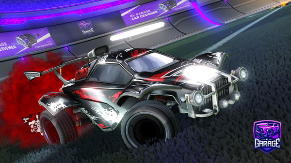 A Rocket League car design from BlueStreamzXD