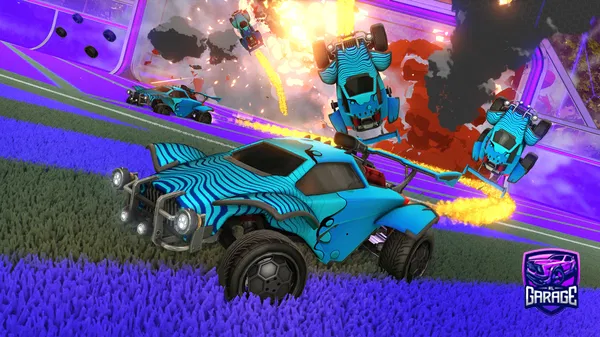 A Rocket League car design from Ev_Twistid