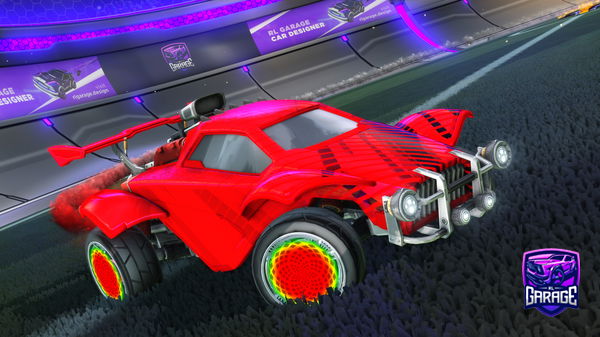 A Rocket League car design from Not-bad-tm8
