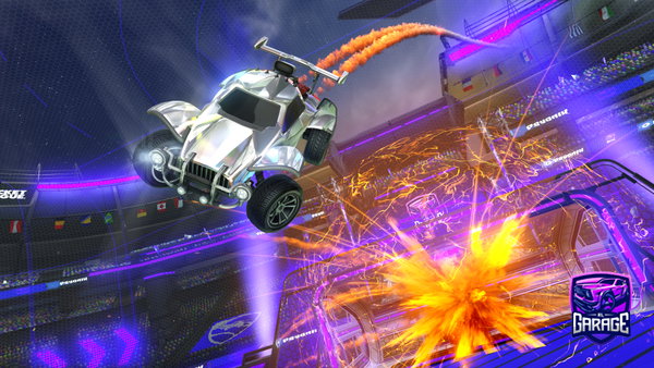 A Rocket League car design from FioJmekeru