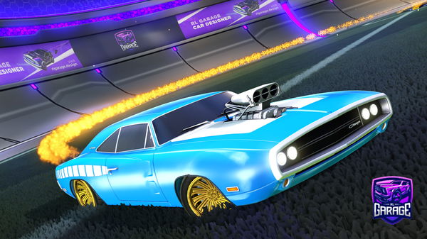 A Rocket League car design from skykyd