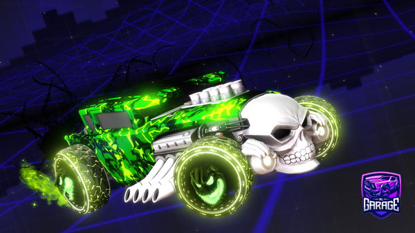 A Rocket League car design from Hyperventilation