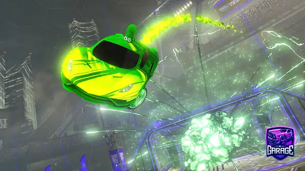 A Rocket League car design from Myusernameistigershark