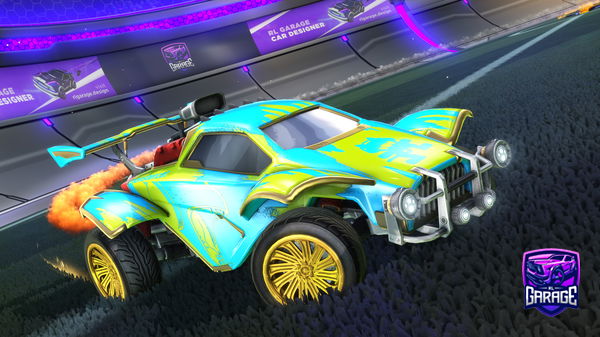 A Rocket League car design from My-_-is-jeff