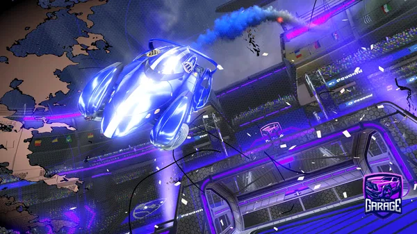 A Rocket League car design from Tengen1774