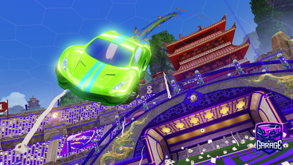 A Rocket League car design from Croument