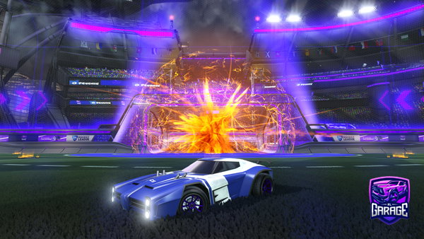 A Rocket League car design from GHOST-XE