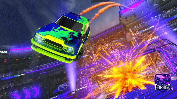 A Rocket League car design from Chxppyz