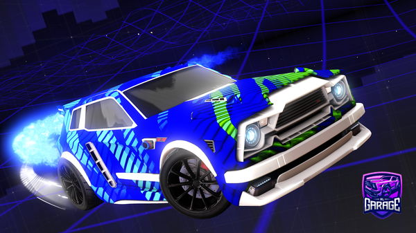 A Rocket League car design from cactzy