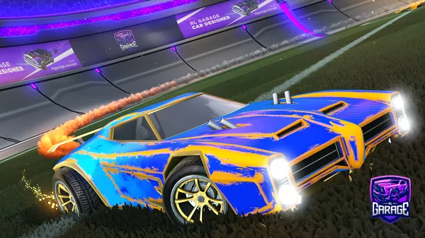 A Rocket League car design from Kartka123