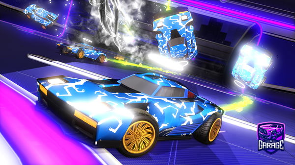 A Rocket League car design from Hendog50