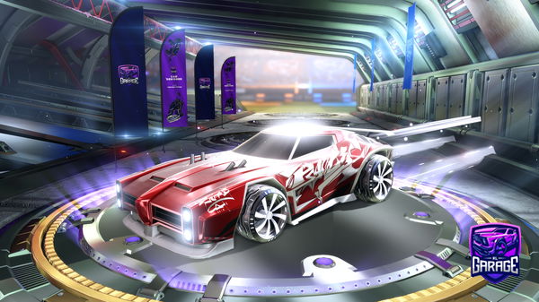 A Rocket League car design from FireWolFF