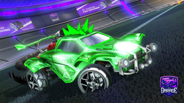 A Rocket League car design from Super_LM