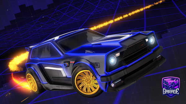 A Rocket League car design from Cristyan098