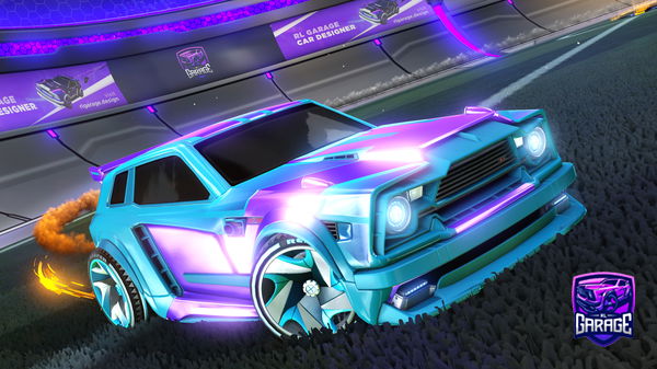 A Rocket League car design from Darkblase6349