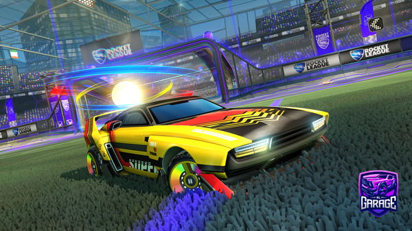 A Rocket League car design from flatout_johnny